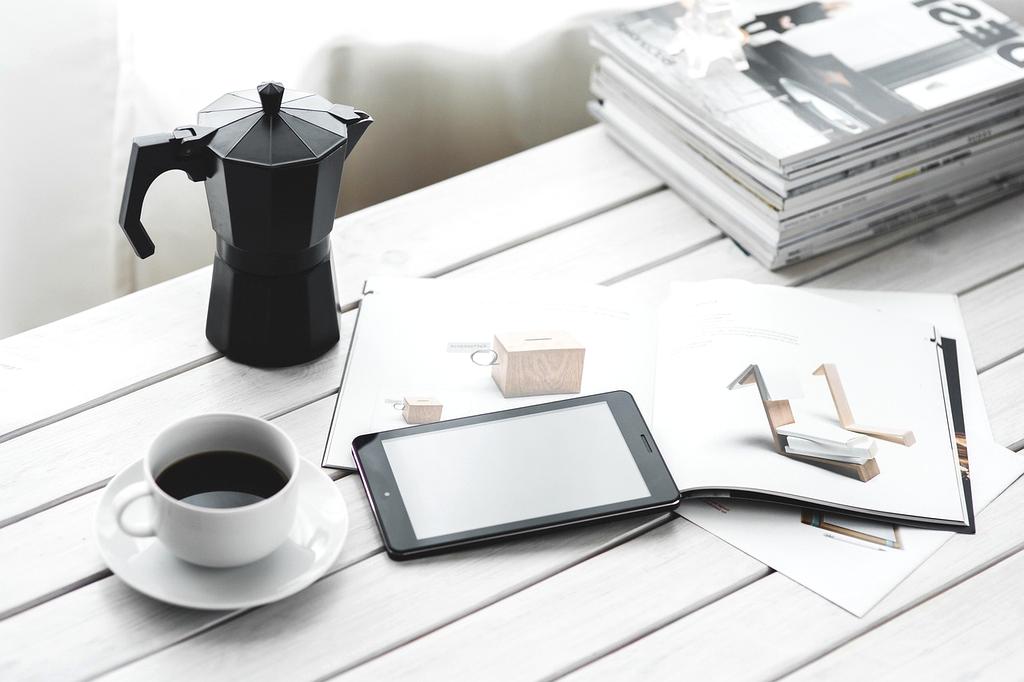 Close-up of tablet screen displaying creative design software