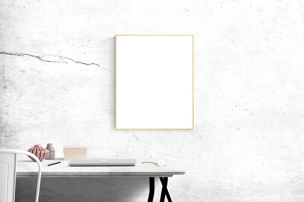 Slim ultrabook laptop open on modern table